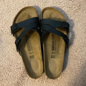 Black Birkenstock shoes